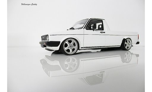 Volkswagen Caddy Base 1/18 Ottomobile bianco jantes porsche 17 pouces modellini auto