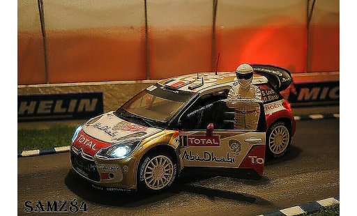 DS Automobiles DS3 WRC 2013 1/18 Norev Winner Monte-Carlo Loeb/Elena LED modellini auto