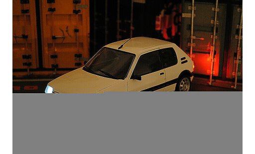 Peugeot 205 GTI 1/18 Norev Blanche 1.9 LED modellini auto