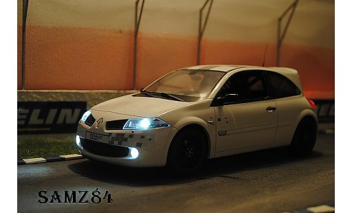 Renault Megane R26R 1/18 Ottomobile bianco Safety Car LED modellini auto