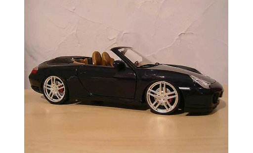 Porsche 911 Cabriolet 1/18 Maisto Cabrio nero jantes f430 modellini auto