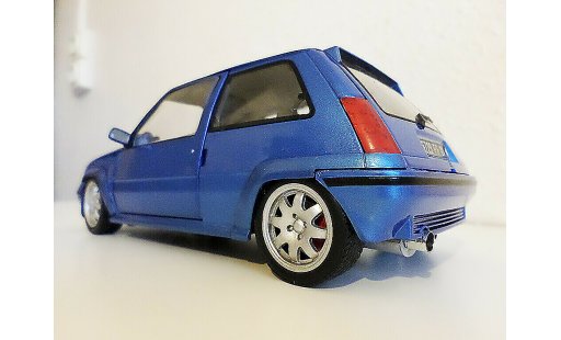Renault 5 Turbo 1/18 Norev GT jantes speedline 1 pouces blu modellini auto
