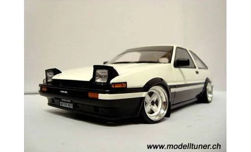 Toyota Trueno Drift 1/18 Autoart preparation modellini auto