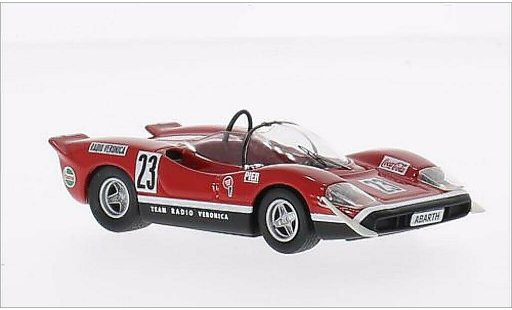 Abarth 2000 S 1/43 Best No.23 Team Radio Verona Silverstone 1969 modellini auto