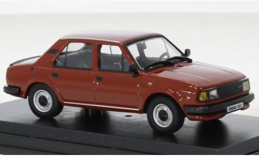 Skoda 120 1/43 Abrex L orange 1984 modellino in miniatura