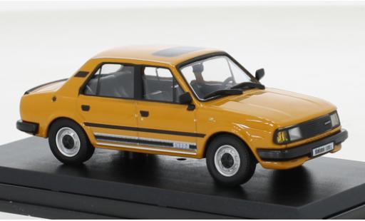 Skoda 120 1/43 Abrex L orange 1984 modellino in miniatura