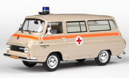 Skoda 1203 1/43 Abrex Mikrobus Sanitka - Zachranka (CZ) 1974 modellino in miniatura