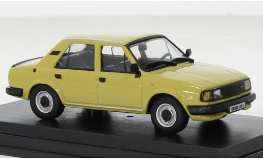 Skoda 120 1/43 Abrex L beige 1984 modellino in miniatura