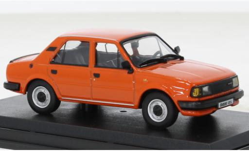 Skoda 120 1/43 Abrex L orange 1984 modellino in miniatura