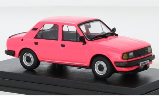 Skoda 120 1/43 Abrex L rosa 1984 modellino in miniatura