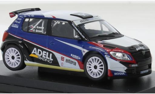 Skoda Fabia 1/43 Abrex II FL S2000 Adell Mogul Racing Team Kresta Design 2011 modellino in miniatura