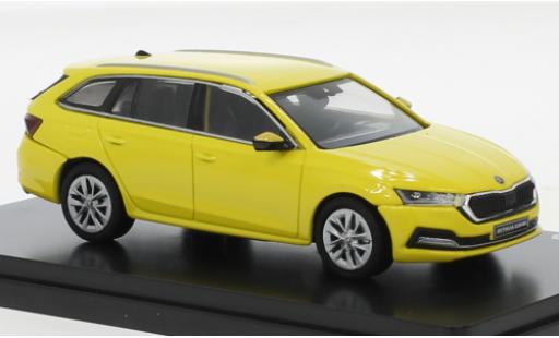 Skoda Octavia 1/43 Abrex IV combi giallo 2020 modellino in miniatura