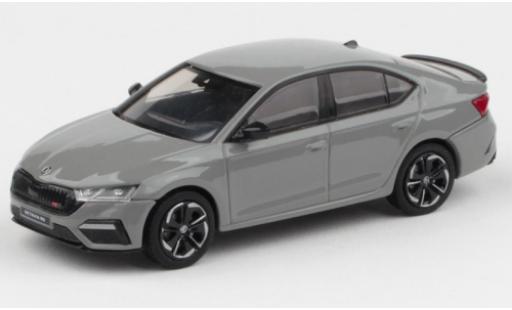 Skoda Octavia 1/43 Abrex IV RS grigio 2020 modellino in miniatura