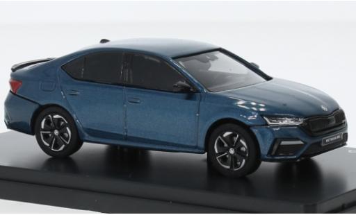 Skoda Octavia 1/43 Abrex IV RS metallise blu 2020 modellino in miniatura