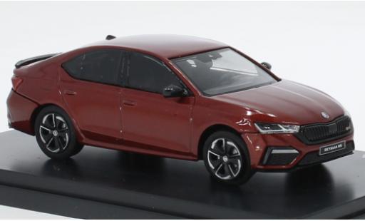 Skoda Octavia 1/43 Abrex IV RS metallise orange 2020 modellino in miniatura