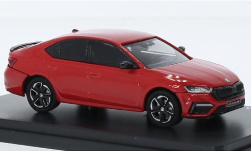 Skoda Octavia 1/43 Abrex IV RS rosso 2020 modellino in miniatura