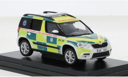 Skoda Yeti 1/43 Abrex FL ZZS Karlovarskeho Kraje 200 2013 modellino in miniatura