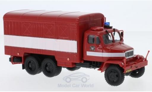 Praga V3S 1/43 Abrex Koffer Tschechische Feuerwehr 1967 modellino in miniatura