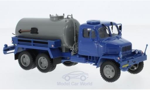 Praga V3S 1/43 Abrex Tankwagen blu/grigio 1967 modellino in miniatura