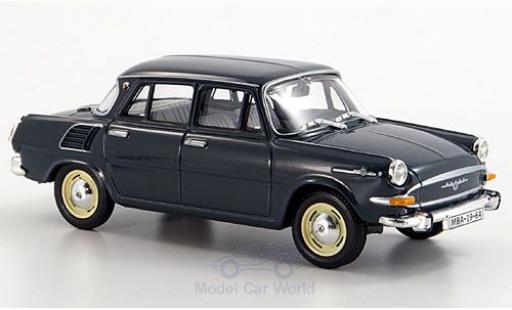 Skoda 1000 1/43 Abrex MB türkis 1964 modellino in miniatura