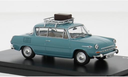 Skoda 110 1/43 Abrex 0MBX blau 1969 1:43 modellino in miniatura