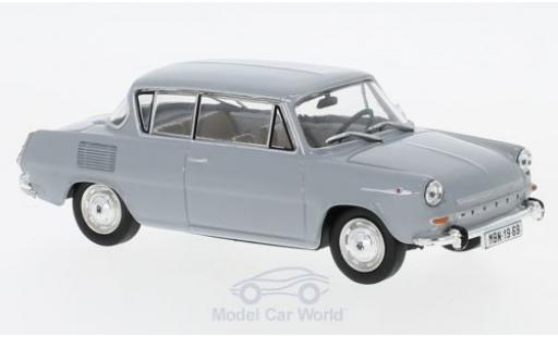 Skoda 110 1/43 Abrex 0MBX grigio 1969 modellino in miniatura