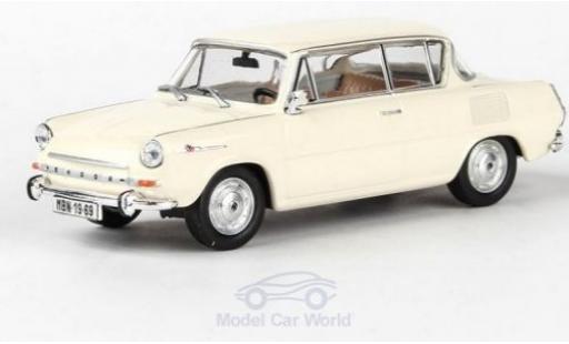 Skoda 110 1/43 Abrex 0MBX beige 1969 modellino in miniatura