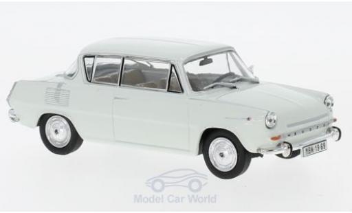 Skoda 110 1/43 Abrex 0MBX grigio 1969 modellino in miniatura