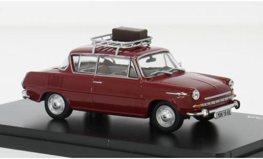 Skoda 110 1/43 Abrex 0MBX rot 1969 1:43 modellino in miniatura