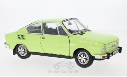 Skoda 110 1/18 Abrex R Coupe verde 1980 modellino in miniatura