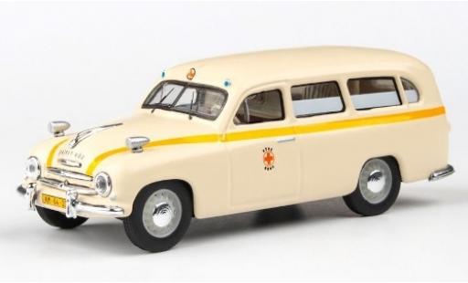 Skoda 120 1/43 Abrex 1 Ambulance Brünn 1956 Rettungswagen modellino in miniatura