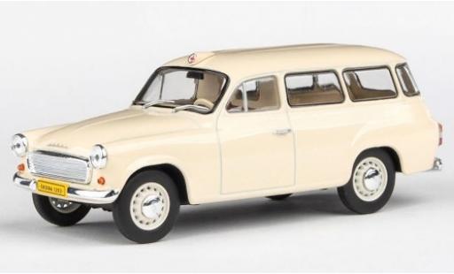 Skoda 120 1/43 Abrex 2 Ambulanz Sanitka (CZ) 1964 modellino in miniatura