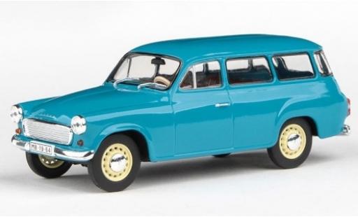 Skoda 120 1/43 Abrex 2 blu 1964 modellino in miniatura