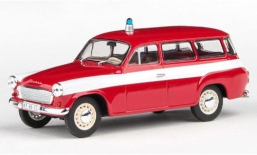 Skoda 120 1/43 Abrex 2 Feuerwehr Tschechien 1965 modellino in miniatura