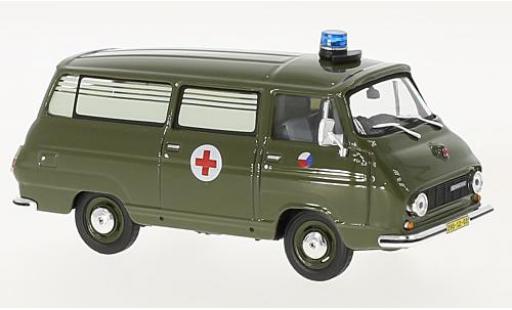 Skoda 1203 1/43 Abrex Tschechische Armee 1974 ambulance modellino in miniatura