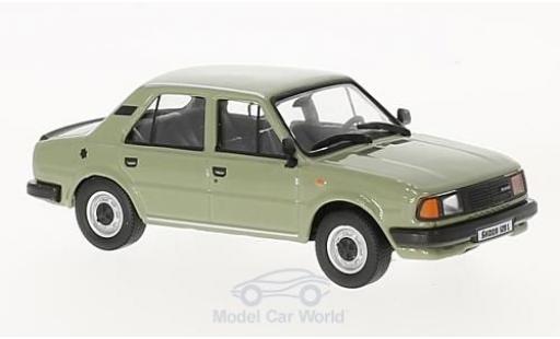 Skoda 120 1/43 Abrex L grigio 1986 modellino in miniatura