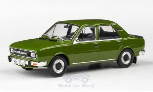 Skoda 120 1/43 Abrex L oliv 1982 modellino in miniatura