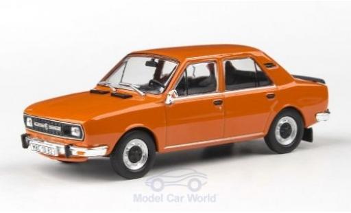 Skoda 120 1/43 Abrex L orange 1982 modellino in miniatura