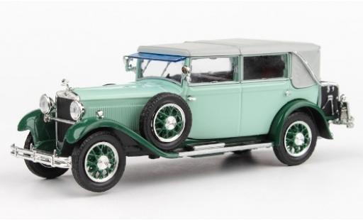 Skoda 860 1/43 Abrex türkis/verde RHD 1932 modellino in miniatura