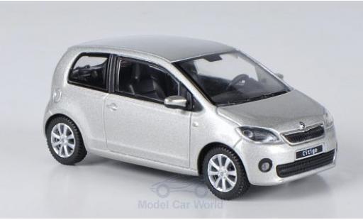 Skoda Citigo 1/43 Abrex metallico grigio 2012 3-Türer modellino in miniatura