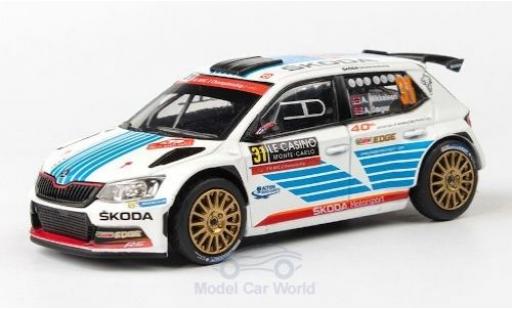 Skoda Fabia 1/43 Abrex III R5 No.31 Rallye WM Rallye Monte Carlo 2017 A.Mikkelsen/A.Jaeger modellino in miniatura