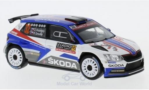 Skoda Fabia 1/43 Abrex III R5 No.32 Rallye WM Rallye Monte Carlo 2018 J.Kopecky/Dresler modellino in miniatura