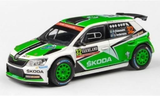 Skoda Fabia 1/43 Abrex III R5 No.32 Rallye WM Rallye Schweden 2016 P.Tidemand/J.Andersson modellino in miniatura