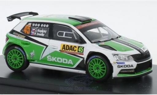 Skoda Fabia 1/43 Abrex III R5 No.45 Rallye WM Rallye Deutschland 2015 J.Kopecky/P.Dresler modellino in miniatura