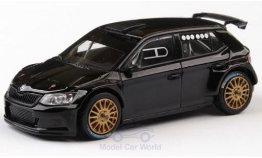 Skoda Fabia 1/43 Abrex III R5 nero 2015 modellino in miniatura