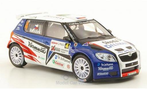 Skoda Fabia 1/43 Abrex S2000 No.4 Delimax Rally Valasska 2010 modellino in miniatura