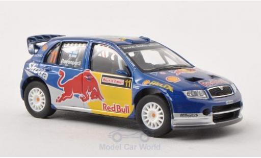 Skoda Fabia WRC 1/43 Abrex WRC Evo II No.11 Red Bull Rally Türkei 2006 modellino in miniatura