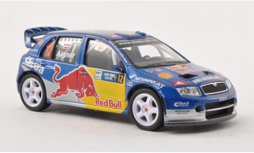 Skoda Fabia 1/43 Abrex WRC Evo II No.12 Red Bull Rallye Deutschland 2006 modellino in miniatura