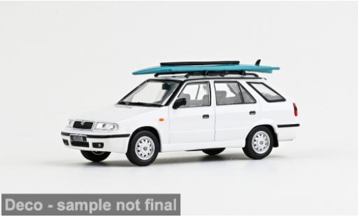 Skoda Felicia 1/43 Abrex FL Combi weiss 1998 1:43 modellino in miniatura
