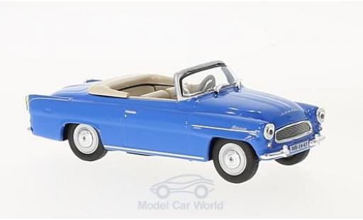 Skoda Felicia 1/43 Abrex Roadster blu 1963 modellino in miniatura